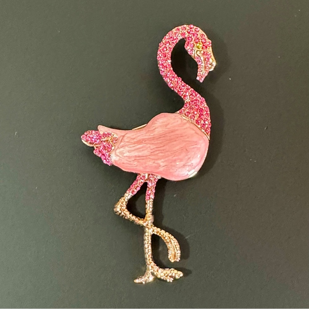 Flamingo brooch. NWOT